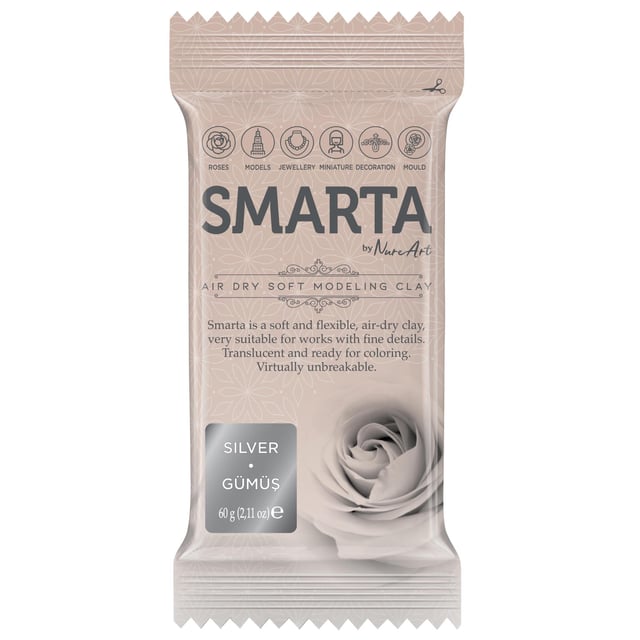 Smarta Modelleme Hamuru 60gr Silver Gümüş
