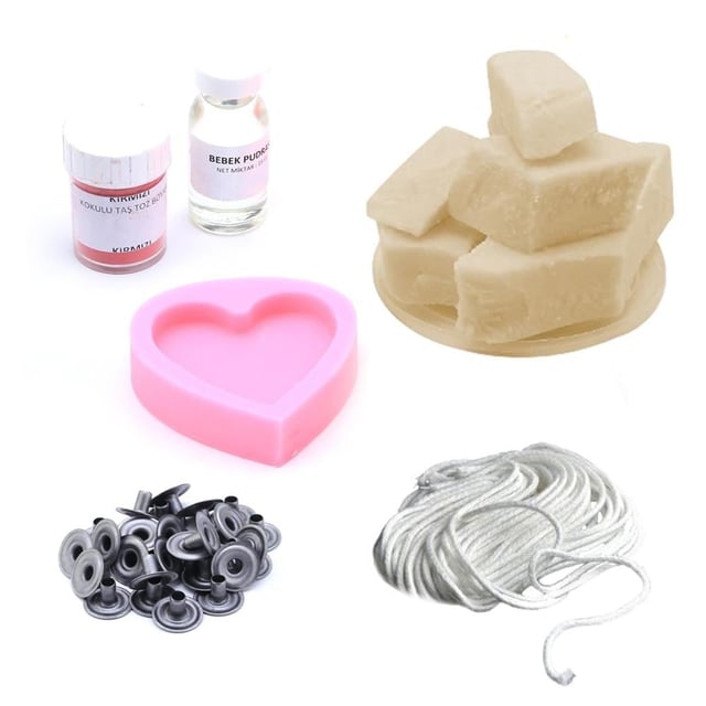 Soya Wax Doğal Mum Yapım Seti