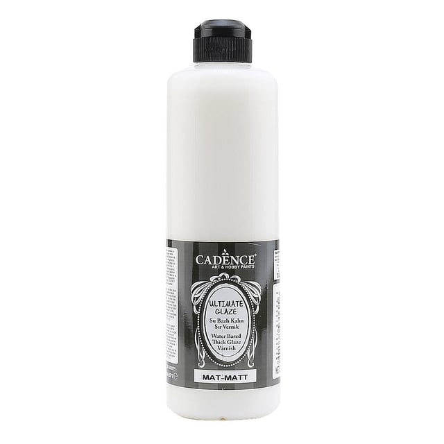 Su Bazlı, Kalın, Mat Sır Vernik 500 ml