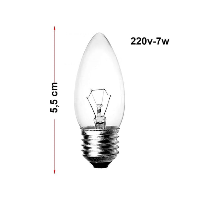 Su Kabağı için 7 watt Halojen Ampul Sarı Işık
