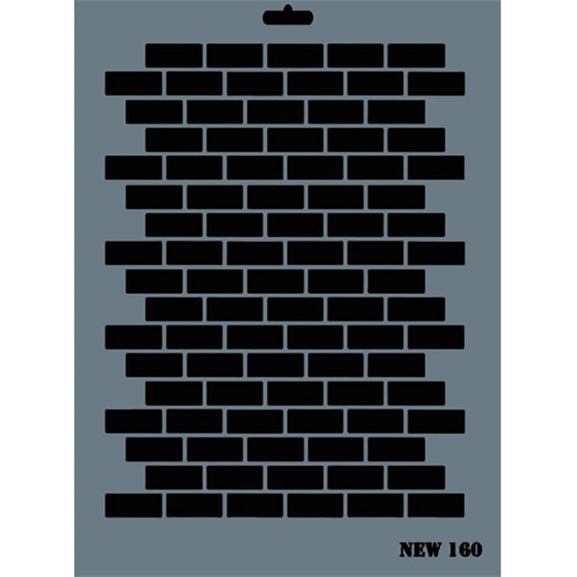 Tuğla Stencil Şablon 25X35 cm - Rich New 160
