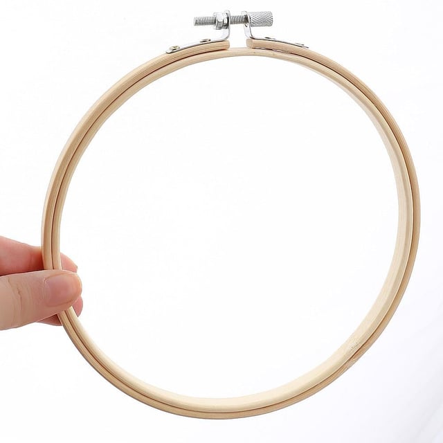 Vidalı Bambu Kasnak 18 cm