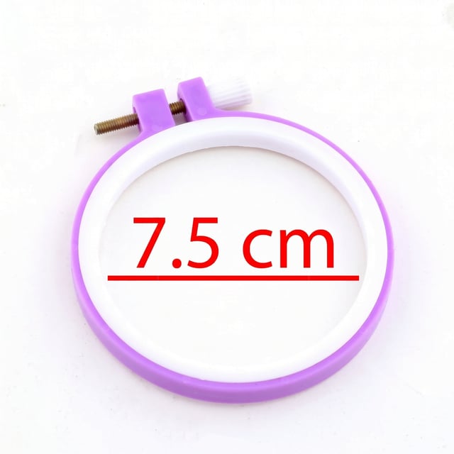 Vidalı Plastik Kasnak 7,5 cm