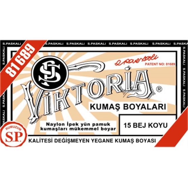 Viktoria Toz Kumaş Boyası 15 Bej Koyu