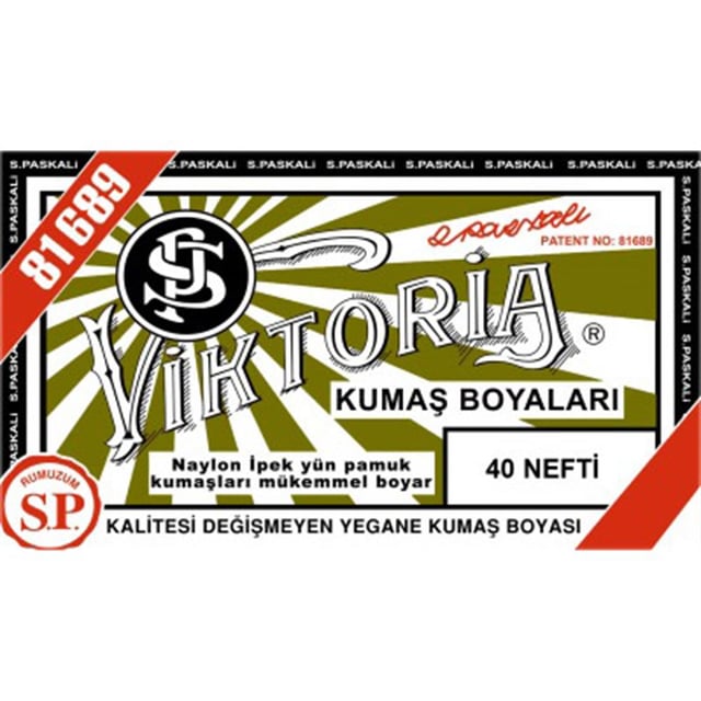 Viktoria Toz Kumaş Boyası 40 Nefti