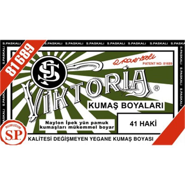 Viktoria Toz Kumaş Boyası 41 Haki