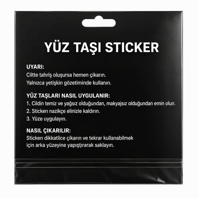 Yapışkanlı Yüz Taşı - 