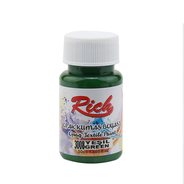 Yeşil Kumaş Boyası - Rich 3008