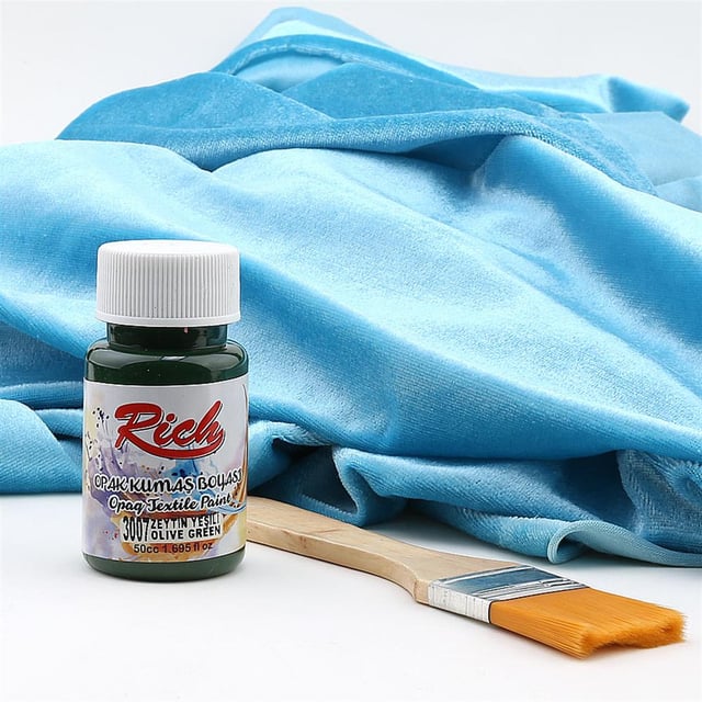 Zeytin Yeşili Kumaş Boyası - Rich 3007
