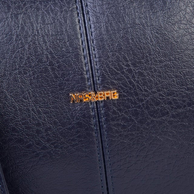 Nas Bag Burslu Klipsli Vintage Omuz ve Çapraz Çanta (23x20 cm ebatlarındadır) Lacivert  Victoria