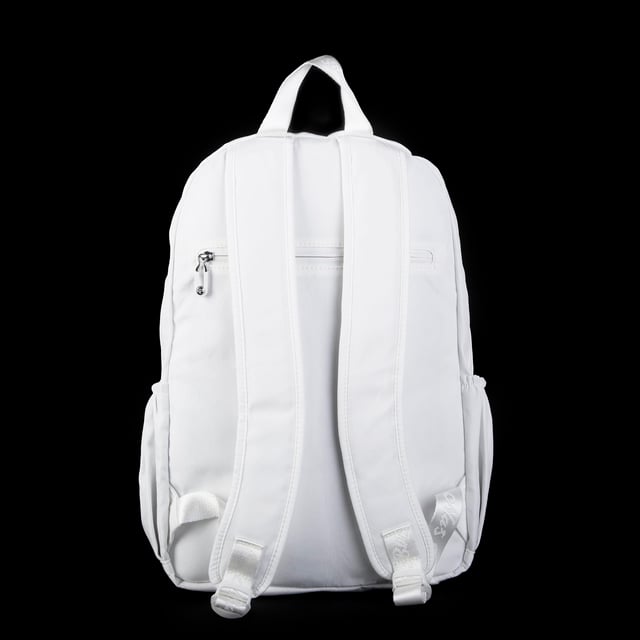 Nas Bag Büyük Boy Unisex Hafif  ve Su Geçirmez Çok Gözlü Sırt Çantası Beyaz 