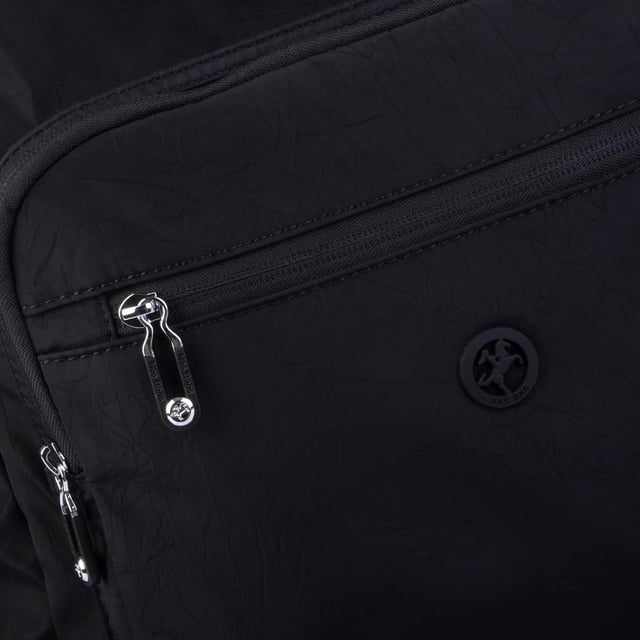 Nas Bag Büyük Boy Unisex Hafif  ve Su Geçirmez Çok Gözlü Sırt Çantası Siyah 