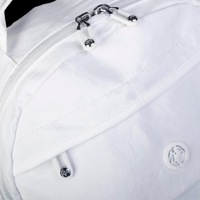 Nas Bag Extra Hafif Su Geçirmez Çok Gözlü  (Waterproof) Unisex Sırt Çantası 30x40 cm Beyaz