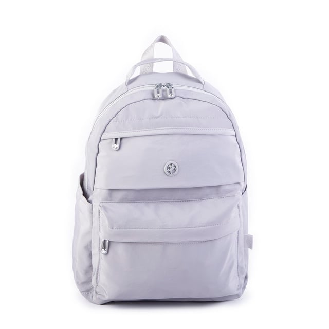 Nas Bag Extra Hafif Su Geçirmez Çok Gözlü  (Waterproof) Unisex Sırt Çantası 30x40 cm Gri