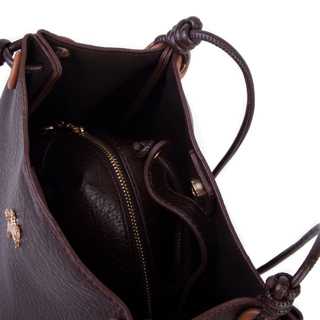 Nas Bag Kadın 2 li Set Omuz ve Çapraz Çanta Kahve Taba Victoria
