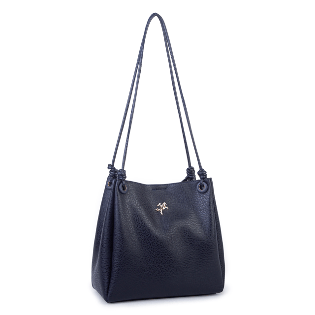 Nas Bag Kadın 2 li Set Omuz ve Çapraz Çanta Lacivert Victoria
