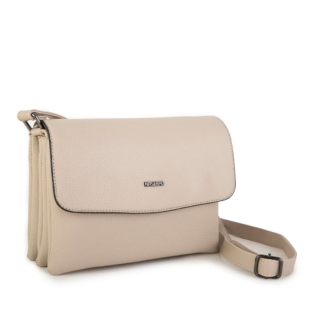 Nas Bag Kadın Çapraz Çanta Kum Natural