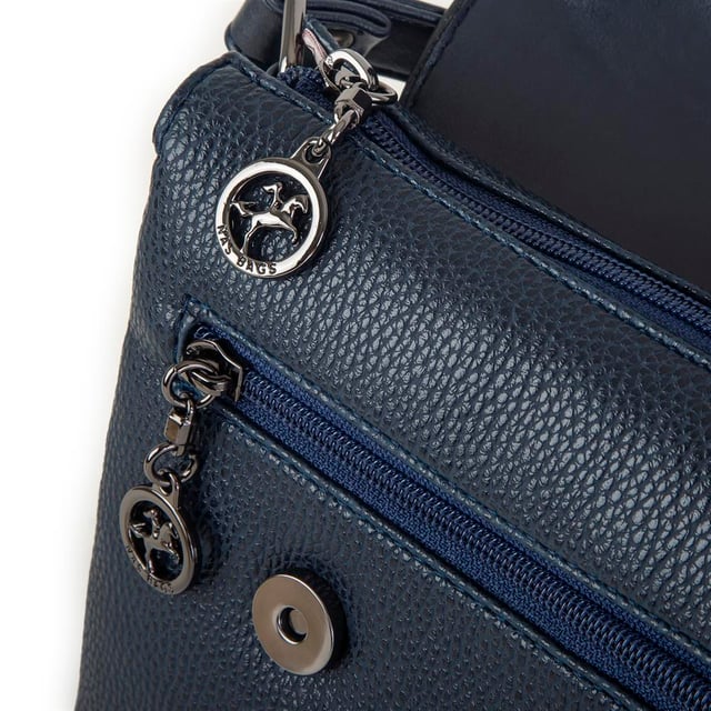 Nas Bag Kadın Çapraz Çanta Lacivert Natural