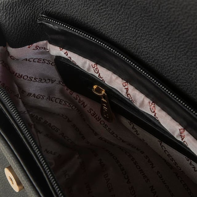 Nas Bag Kadın Çapraz Çanta Siyah Mercan