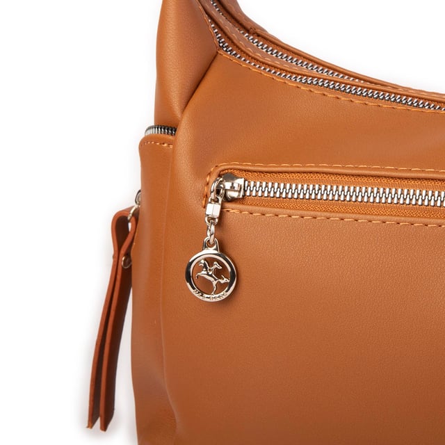 Nas Bag Kadın Çapraz Çanta Taba  Dona   ( 26x21x15 cm)