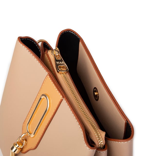 Nas Bag Kadın Çapraz Çanta ve Omuz Çantası Kum Camel Ela