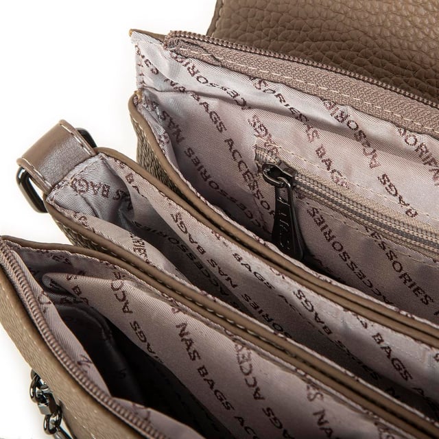 Nas Bag Kadın Çapraz Çanta Vizon Natural