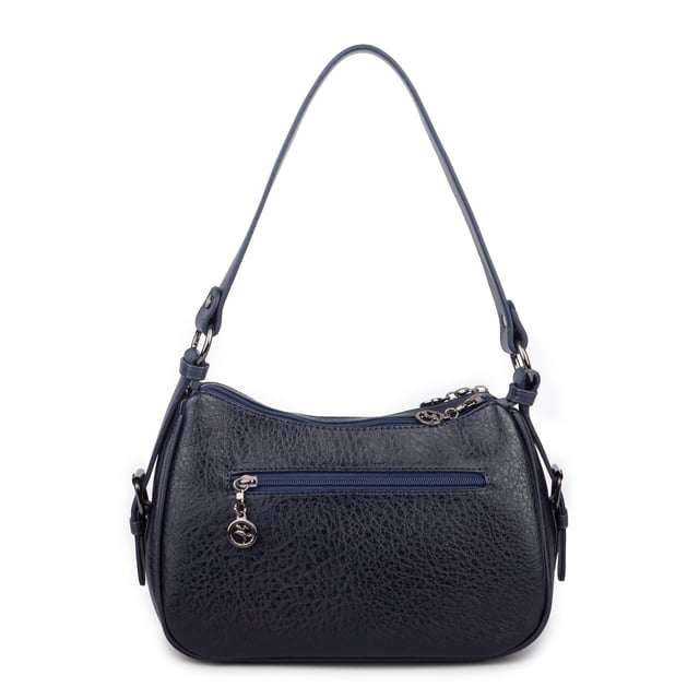 Nas Bag Kadın Çapraz ve Omuz Çanta  (27x19 cm) Lacivert Victoria 
