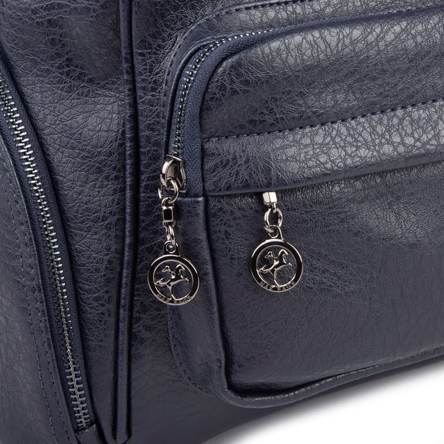 Nas Bag Kadın Çok Cepli Sırt Çantası (en :30cm x boy:34) Lacivert Victoria