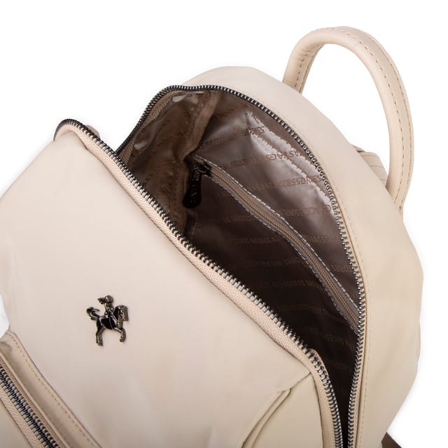 Nas Bag Kadın Çok Cepli Sırt Çantası (en :30cm x boy:34) Kum