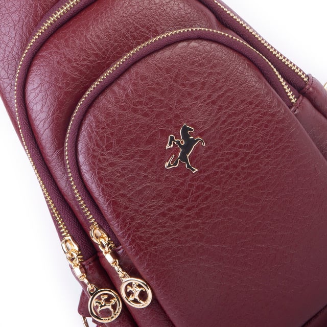 Nas Bag Kadın Crossbody Bag Bel ve Body Bag Bordo Victoria