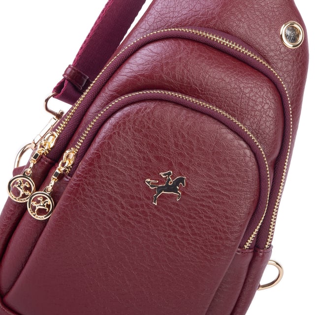 Nas Bag Kadın Crossbody Bag Bel ve Body Bag Bordo Victoria