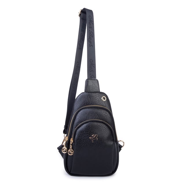 Nas Bag Kadın Crossbody Bag Bel ve Body Bag Siyah Victoria