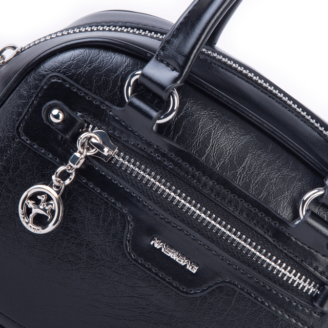 Nas Bag Kadın Mini El ve Çapraz Çanta Siyah Victoria