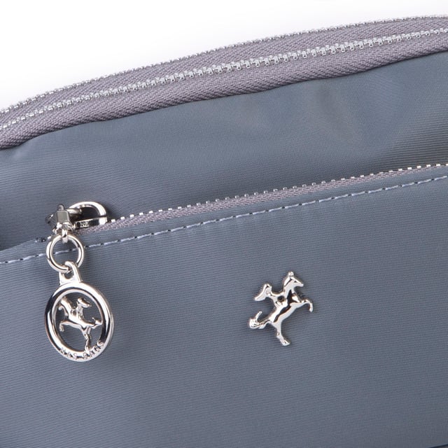 Nas Bag Kadın Mini Spor Şık Günlük Postacı Çapraz Çanta (en 18 cm , boy 10 cm ) Gri