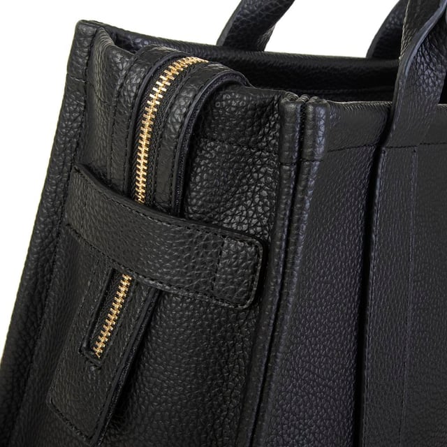 Nas Bag Tote Bag Büyük Boy Kadın Omuz Çantası Siyah Rolax (34x26 cm)