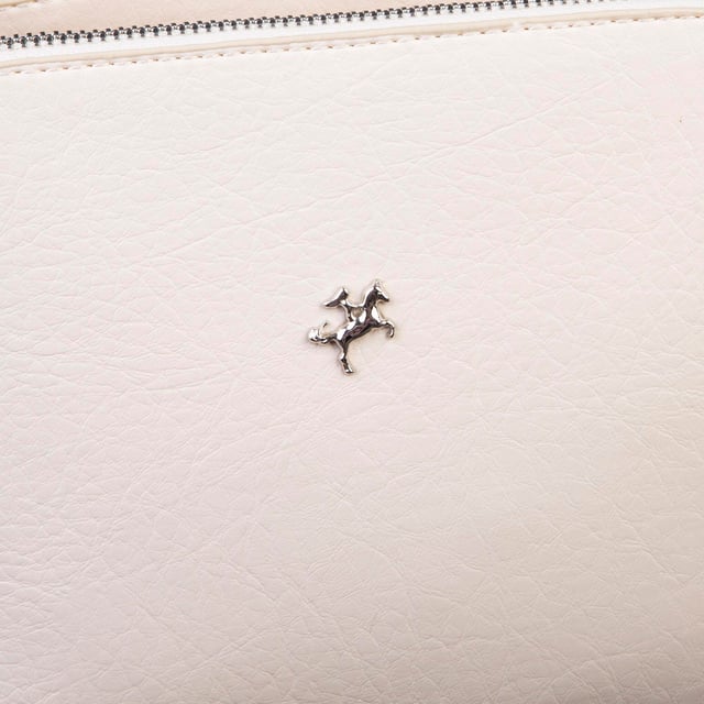 Nas Bag Kadın Omuz ve Çapraz Zincirli ve Uzun Çift Askılı (20x15 cm) Krem  Victoria
