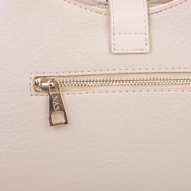 Nas Bag Kadın Oval Omuz ve Çapraz Çanta Kum Victoria