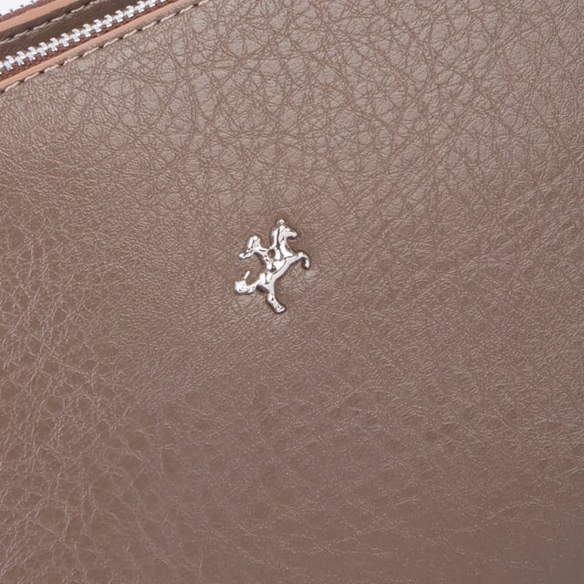 Nas Bag Kadın Sade Şık Omuz ve Çapraz Zincirli ve Uzun Çift Askılı (20x15 cm) Vizon Victoria