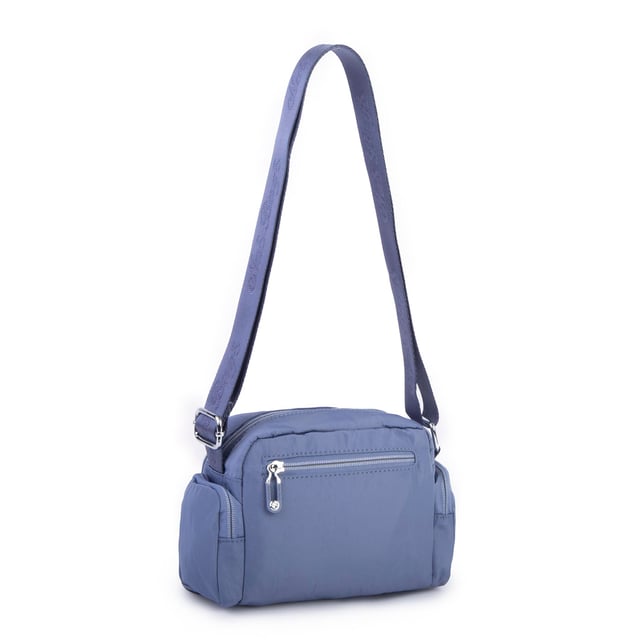 Nas Bag Kadın Spor Çok Gözlü Su Geçirmez Hafif Mini Çanta Mavi  ( 22x16 cm )