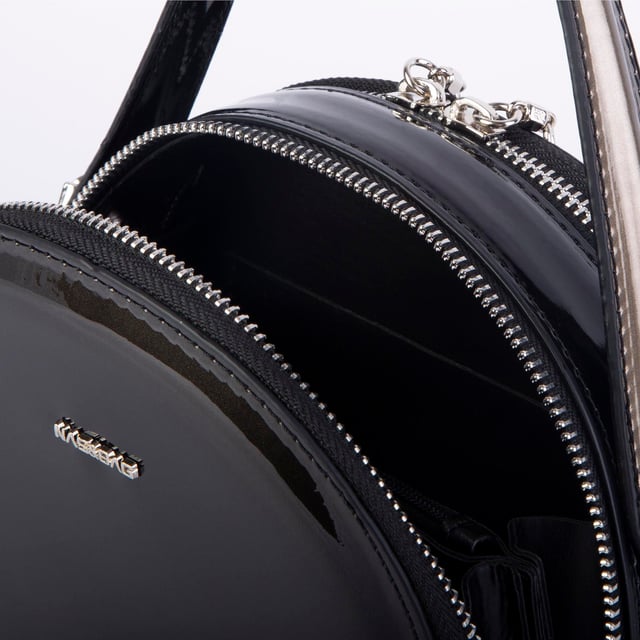 Nas Bag Mini Kadın El ve Çapraz Çanta Gri  Dumanlı (17x17 cm)