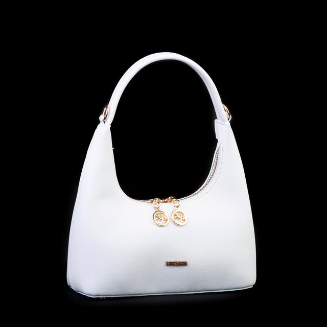 Nas Bag Mini Zincirli Omuz ve Çapraz Çanta Beyaz