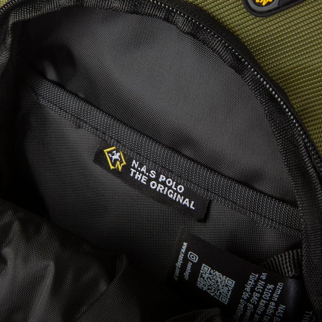 Nas Bag-Nas Polo (Waterproof) Outdoor Erkek Bel Ve Çapraz Body Bag Haki Yeşil