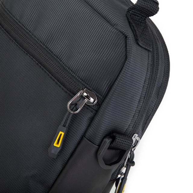 Nas Bag-Nas Polo (Waterproof) Outdoor Fonksiyonel Çok Gözlü Erkek El Ve Çapraz Çanta Siyah