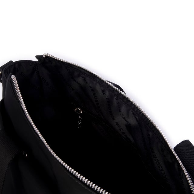 Nas Bag Orjinal Kadın Hafif Omuz El ve Çapraz Çanta Siyah Buzzy