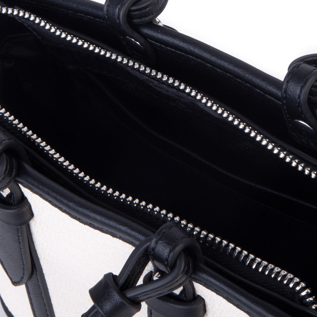 Nas Bag Premium 2 li Mini Set El ve Çapraz Çanta ile Cüzdan Takım Siyah