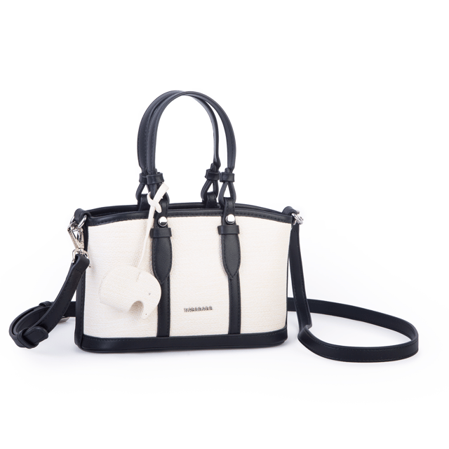 Nas Bag Premium 2 li Mini Set El ve Çapraz Çanta ile Cüzdan Takım Siyah