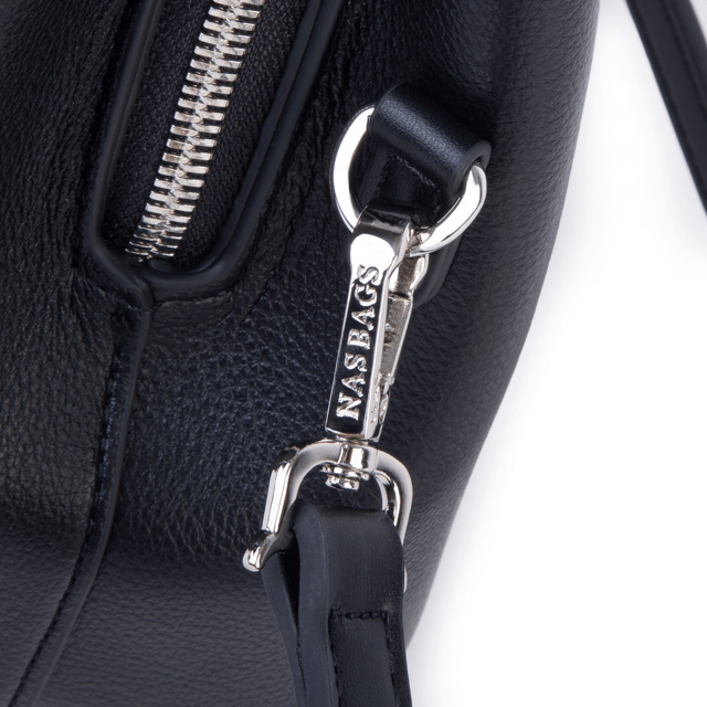 Nas Bag Premium 2li set Çanta El Omuz ve Çapraz Çanta Cüzdan Siyah