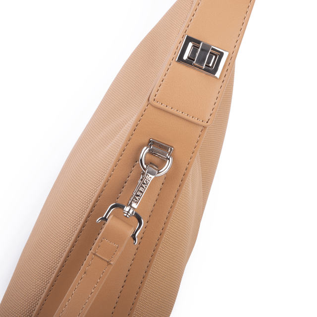 Nas Bag Premium 2li Set Kadın El Omuz ve Postacı Çantası ile Cüzdan Set Kum