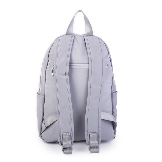 Nas Bag Unisex Orta Boy Çok Gözlü Su Geçirmez Sırt Çantası (28x38 cm) Gri