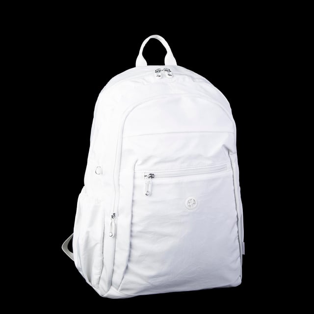 Nas Bag Unisex Büyük Boy Su Geçirmez (waterproof) Hafif Sırt Çantası Çok Gözlü Beyaz